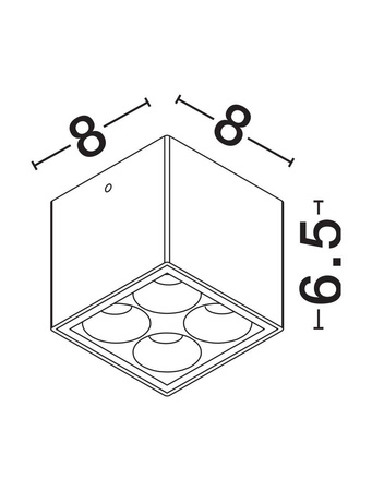 Lampa sufitowa zewnętrzna MOQUEGUA (LE73768) - Luces Exclusivas