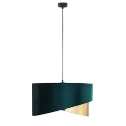 Lampa wisząca TERCINO GREEN/GOLD ŚCIĘTA Ø 50 (6433) - TK Lighting