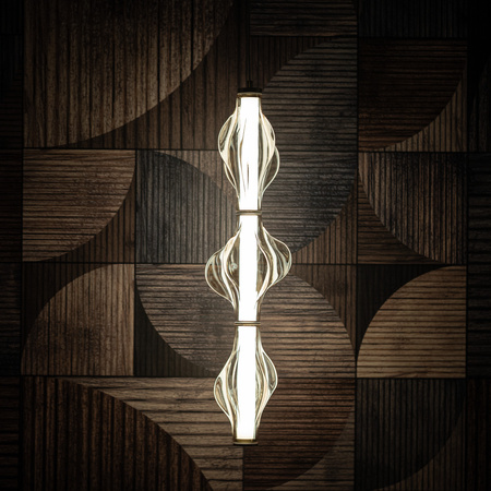 ELVA BRASS LAMPA WISZĄCA LED 22W (18214) - TK Lighting