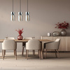 Potrójna lampa wisząca Nivio dymna 3xE27 (LP-2811/3L AM) - Light Prestige
