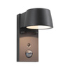 Oprawa elewacyjna CAPEA LED 6W 450lm 2200-3000K czujnik ruchu+zmierzchu IP44 230V antracyt aluminium (PL94714) - PAULMANN