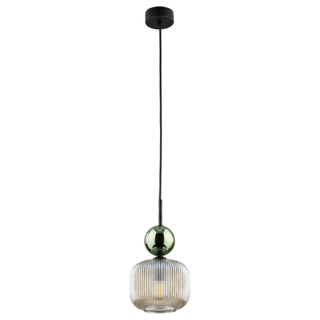 SOPHIA GREEN COGNAC LAMPA WISZĄCA 1XE14 (11144) - TK Lighting