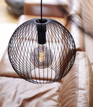 Lampa wisząca BERONI Nordlux E27 60W Metal Czarny