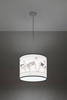 Lampa wisząca do pokoju dziecka bajkowy wzór CAT 30 (SL.1418) - Sollux Lighting