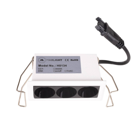 MAXLIGHT H0134 OPRAWA WPUSTOWA X-LINE, DO SKOMPLETOWANIA Z  TRAFO HT0134