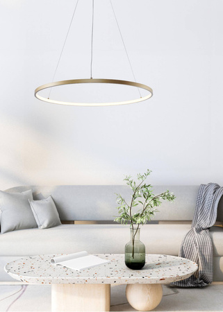 Lampa wisząca BRENO złota Ø 60 cm (2023201-GD60) - Zuma Line
