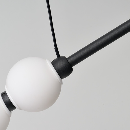 Designerska lampa wisząca PERLA PENDANT LINE 3-STEP DIMM BK (AZ6896) Azzardo