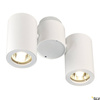 ENOLA_B, lampa ścienna i sufitowa, dwupunktowa, QPAR51, kolor biały, maks. 100 W (151831) - SLV