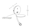 READING LIGHT LED 3W WHITE (H58 Zambelis) - Zambelis