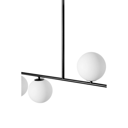 SUGURI A czarna lampa sufitowa w rozmiarze L z podwyższoną szczelnością IP44 (SGA122RS36) - Ummo
