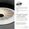 Plafon VERTIGO ceiling light black body (14384-18) - Paul Neuhaus
