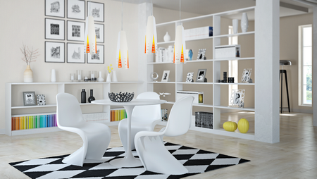 Origami Design No.2 (LA044/P_white-orange) - ALTAVOLA DESIGN