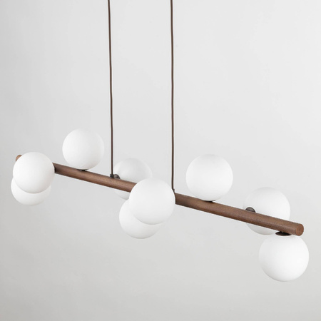 Lampa wisząca ESTERA WOOD ORZECH 9 PŁ (10273) - TK Lighting