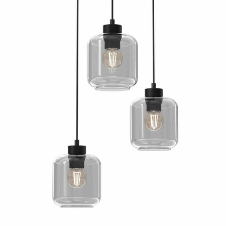 Lampa wisząca SOMBRA SMOKED 3xE27 (MLP8375) - Milagro