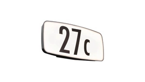 Oprawa numeryczna  SHERRA LED 3000K IP44 czujnik ruchu+zmierzchu antracyt 230V (PL94506) - PAULMANN