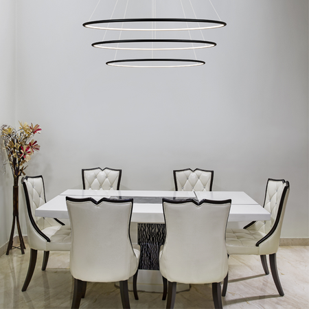 Lampa wisząca Ledowe Okręgi No.3 80cm in 4k czarna AltavolaDesign (LA075/P_80_in_4k_black) - ALTAVOLA DESIGN