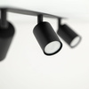 NEX BLACK 3XGU10 LAMPA SUFITOWA PODTYNKOWA (10800) - TK Lighting