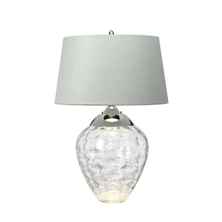 Lampa stołowa Samara - 2 źródła światła - Bezbarwne szkło (QN-SAMARA-TL-CLR) - Quintiesse