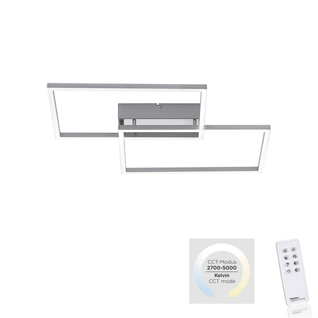 IVEN LAMPA SUFITOWA STALOWY (14018-55) - Paul Neuhaus