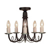 Żyrandol Minster (MN5-BLACK) - Elstead Lighting