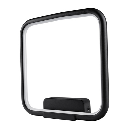 Kinkiet Ledowe Kwadraty No.1 3k czarny (LA079/W_in_3k_black) - ALTAVOLA DESIGN