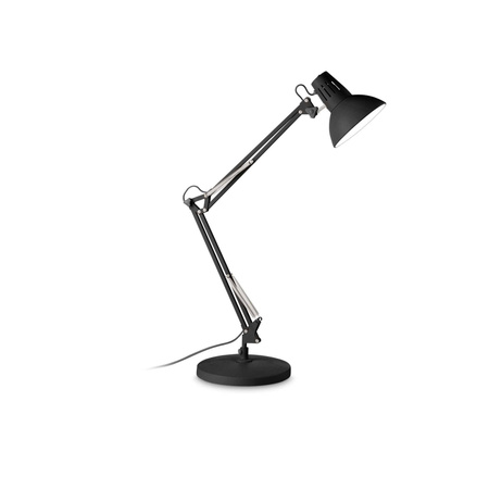 Lampa stołowa WALLY Czarny (WALLY_TL1_TOTAL_BLACK) - Ideal Lux