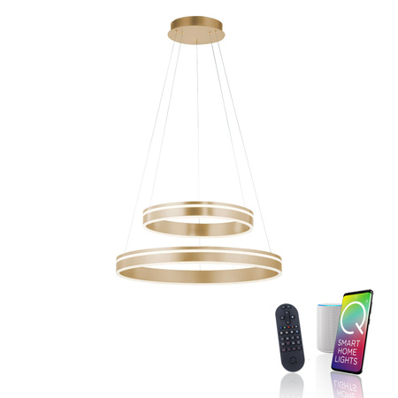 Q-VITO LAMPA WISZĄCA MATOWY MOSIĄDZ (8420-60) - Paul Neuhaus