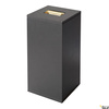 BIG THEO WALL, lampa ścienna outdoor, dwupunktowa, LED, 3000K, Flood down/Beam up, srebrnoszara S/W/G 13/29/13,5 cm (234515) - SLV