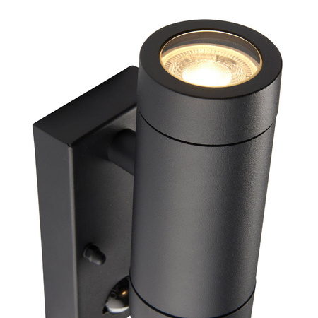 Kinkiet Odyssey PIR 2lt wall IP44 7W (97822) - Saxby