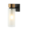 WALL LAMP E14 SANDY BLACK ANTIQUE BRASS IP44 (22135 Zambelis) - Zambelis