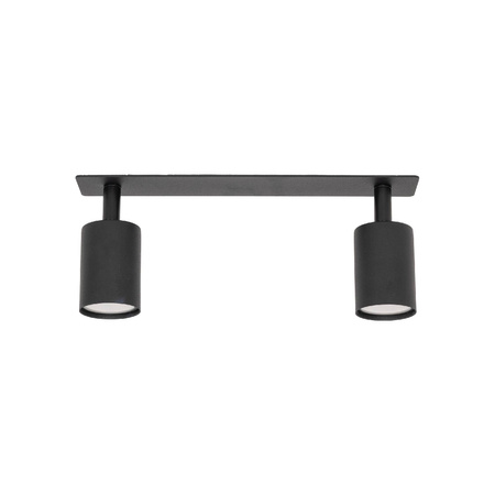 NEX BLACK 2XGU10 LAMPA SUFITOWA PODTYNKOWA (10799) - TK Lighting