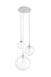 Lampa wisząca AVIA 3 chrom (10414309) KASPA