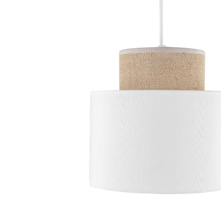 Lampa wisząca DUO WHITE JUTA (10078) - TK Lighting