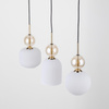 SOPHIA COGNAC WHITE LAMPA WISZĄCA 3XE14 (11591) - TK Lighting
