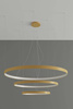 Lampa wisząca RIO 3 55/78/110 złoty LED 4000K (TH.269) - Thoro Lighting