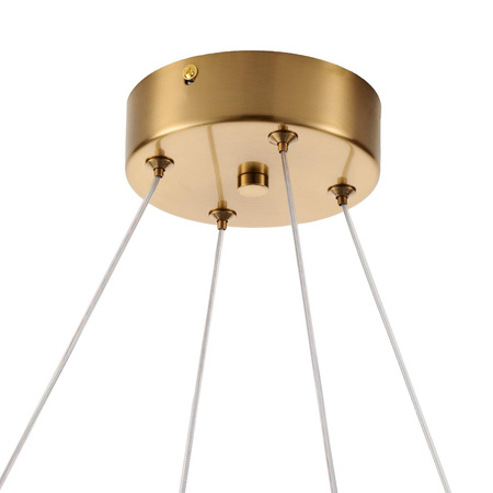 Ozdobny żyrandol CHIC złoto biały 105 cm (ST-DL-2969) - Step into Design