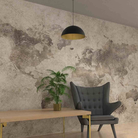 Lampa wisząca BETA BLACK/GOLD Ø 45 cm (MLP7973) - Milagro