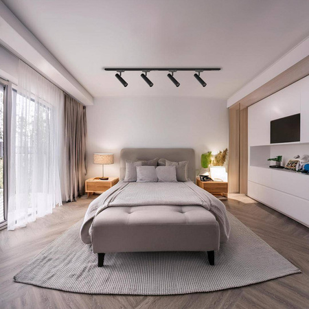 Reflektor Magro 7W 2700/4000K Czarny 1 Obwodowy (ML1119) - Milagro