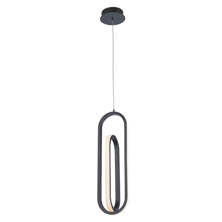 Lampa wisząca Demark - Matowa czerń (QN-DEMARK-1P-BK) - Quintiesse