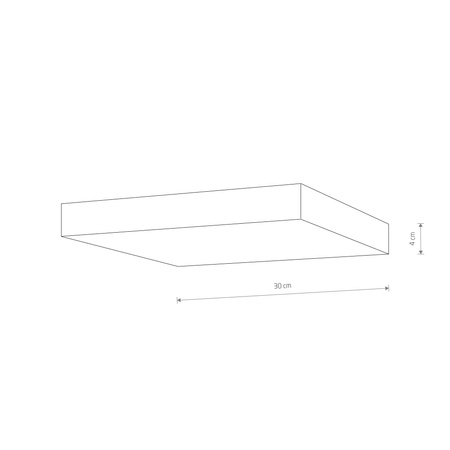Plafon LID SQUARE LED 50W (10432) - Nowodvorski