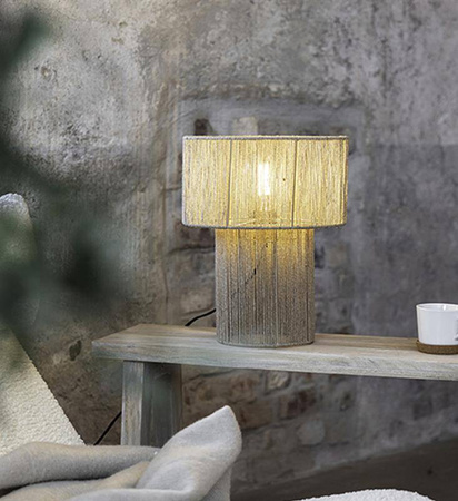 Lampa stołowa SOGA 1L Natural (108769) Markslojd