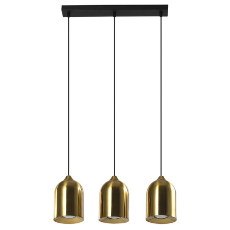 Metalowa lampa wisząca Nilo złota 3xGU10 (LP-0110/3L GD) - Light Prestige