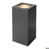 BIG THEO WALL, lampa ścienna outdoor, dwupunktowa, LED, 3000K, Flood up/down, antracyt S/W/G 13/27,5/13,5 cm (234505) - SLV