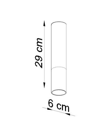 Plafon LOOPEZ czarny/miedź (SL.0945) - Sollux