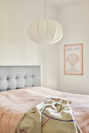Lampa wisząca AERON Nordlux E27 40W Tekstylia Biały