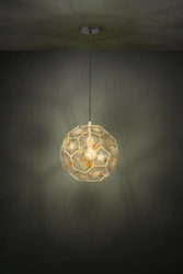 Lampa wisząca SKOURA czarna (39755) - EGLO