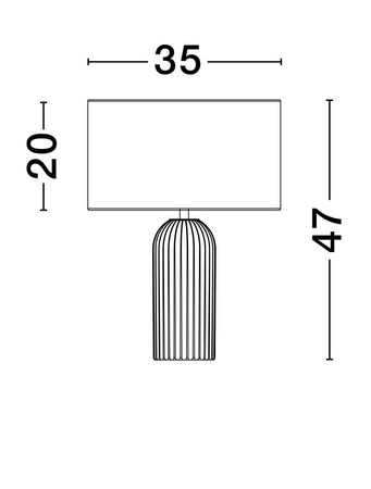 Lampa stołowa wewnętrzna TUMARAPI (LE44961) - Luces Exclusivas