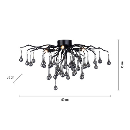 Lampa sufitowa ICICLE 60 cm (8090-18) - Paul Neuhaus