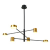 Remdal  (PND-16374-6 BK+GD) - Italux