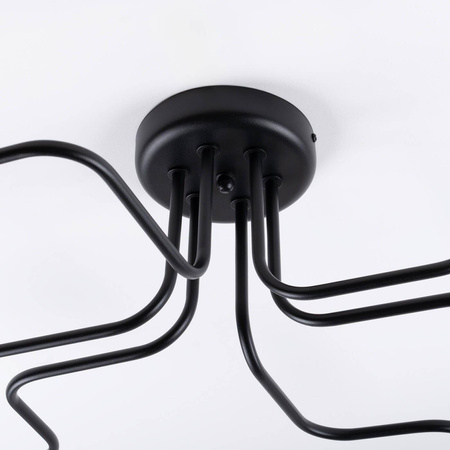 Żyrandol VECTOR 6 czarny (SL.1447) - Sollux Lighting